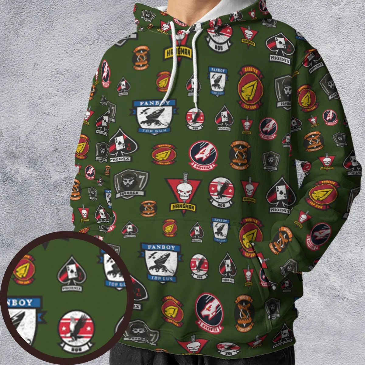 All-over Print Hoodie - PMEQJB81