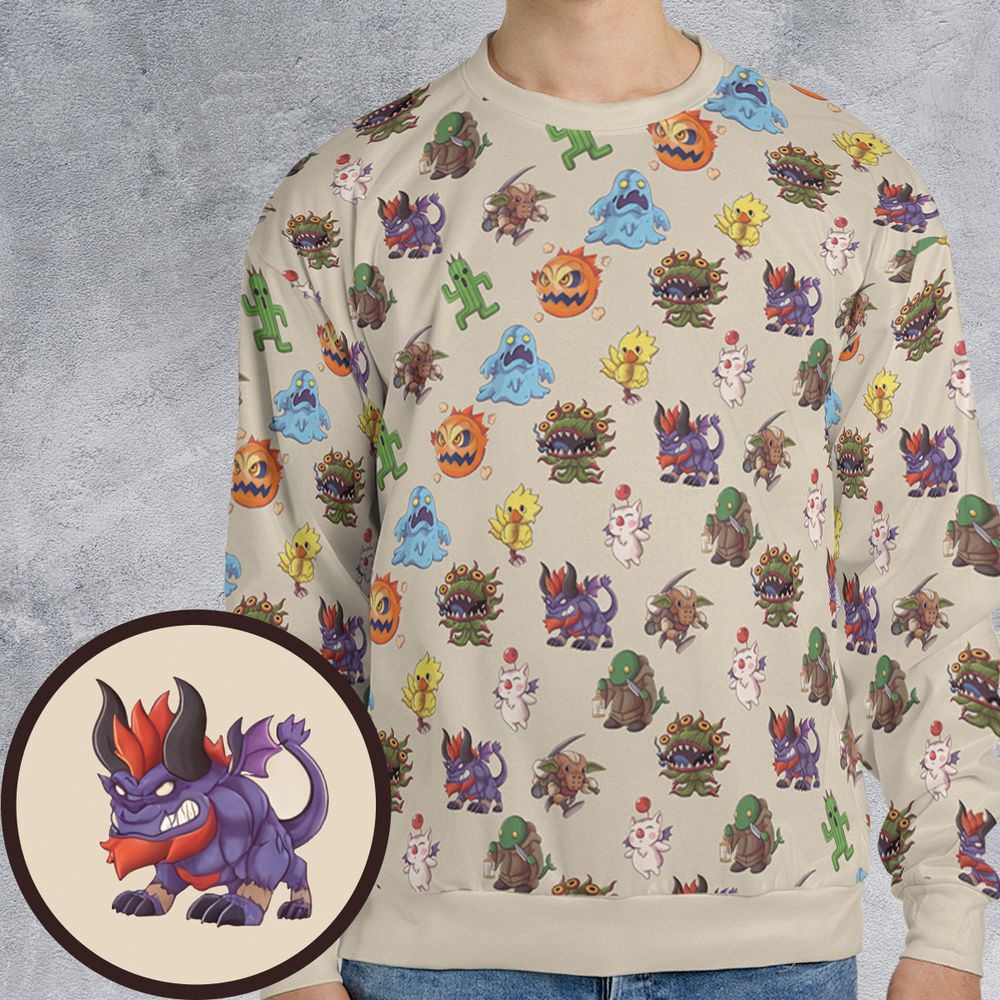All-over Print Sweatshirt - 1BEKKJ7Z -  - 1