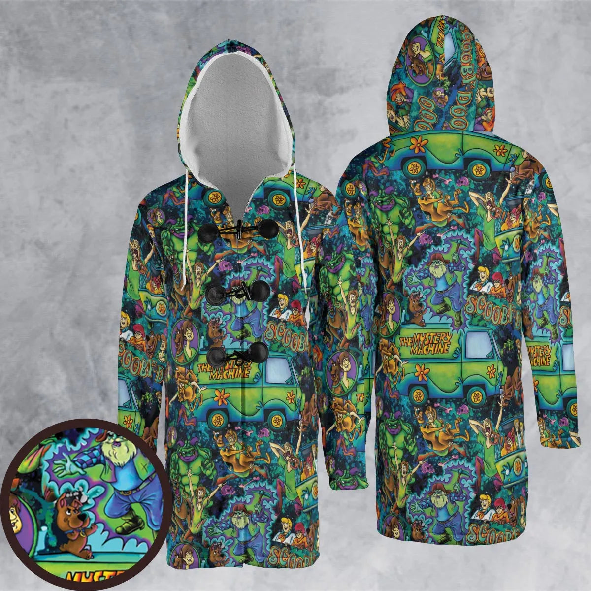 Hooded Cloak Coat - U8TFP6KN