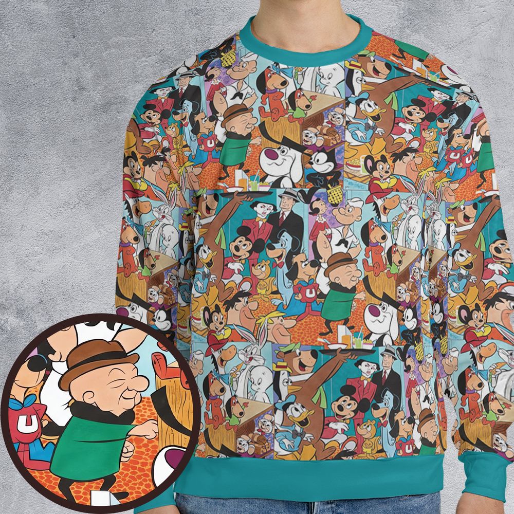 All-over Print Sweatshirt - FSMWAETB -  - 1