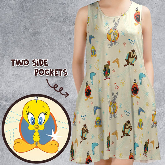 Sleeveless Dress - VPMSH4XW -  - 1