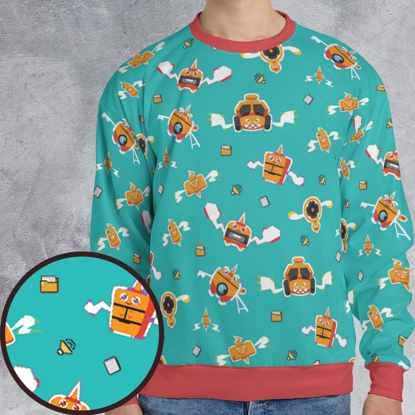 All-over Print Sweatshirt - 9EKSCADQ