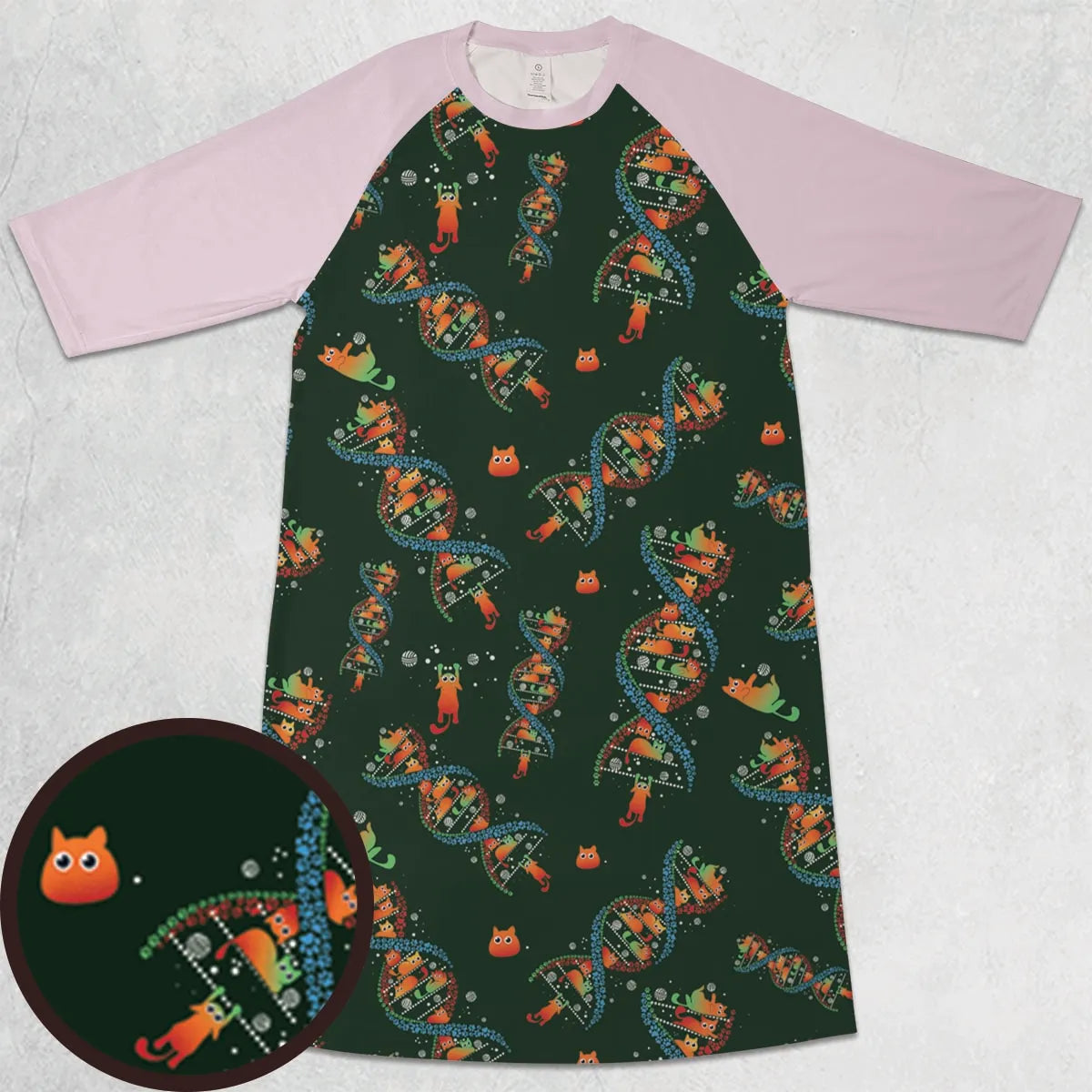 3/4 Sleeve Raglan Dress - NNUDYSLL