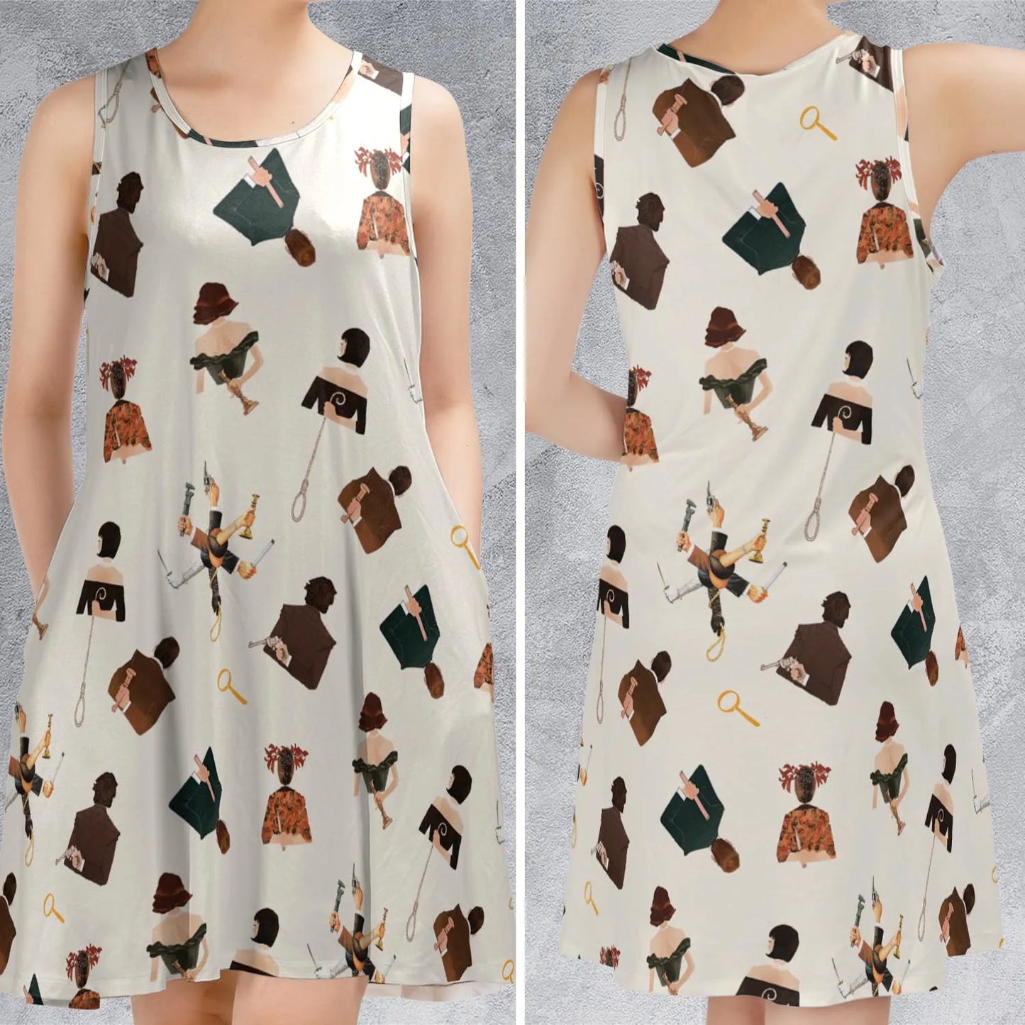 Sleeveless Dress - YWFG4DXZ