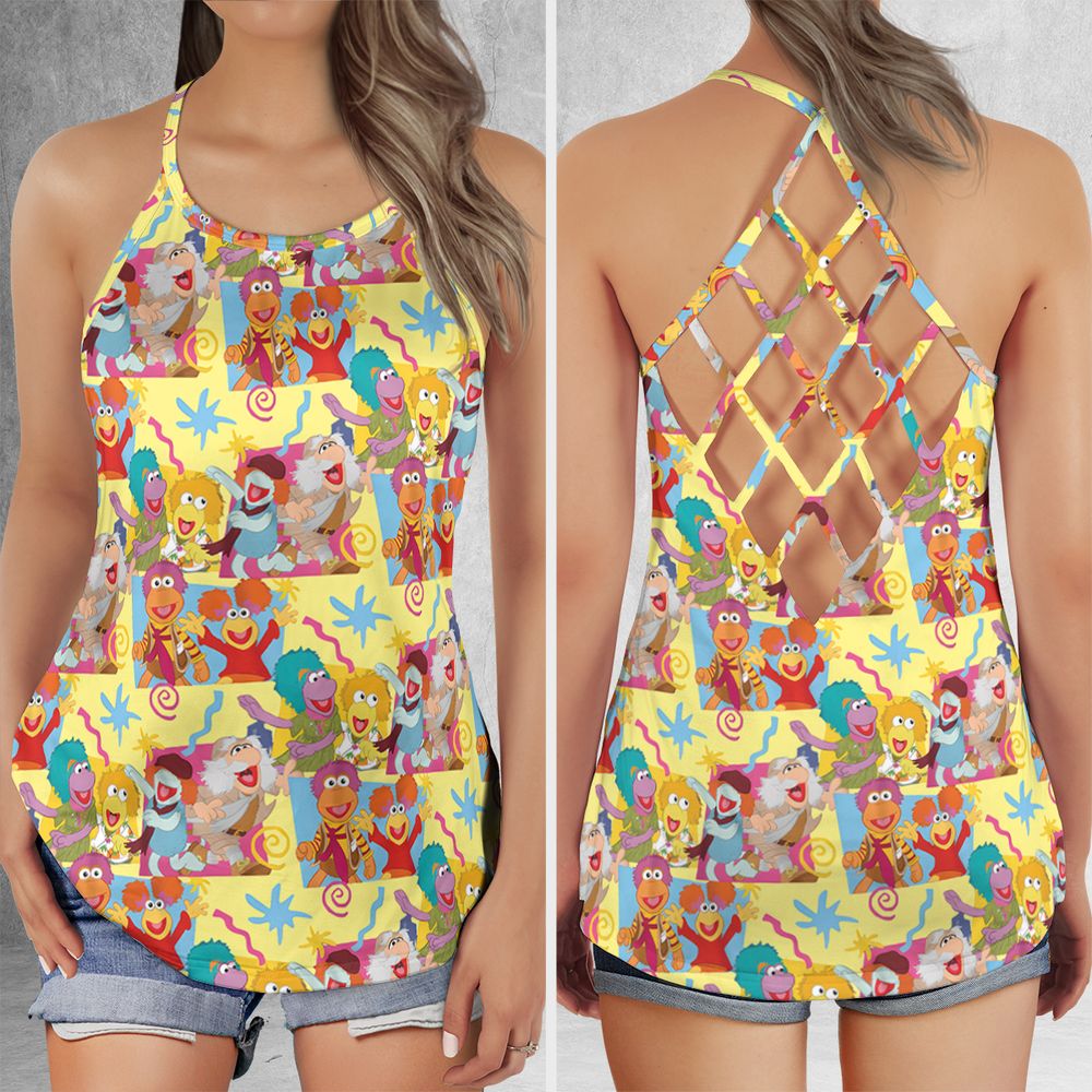 Criss Cross Tank Top - CZZSJ34P -  - 1