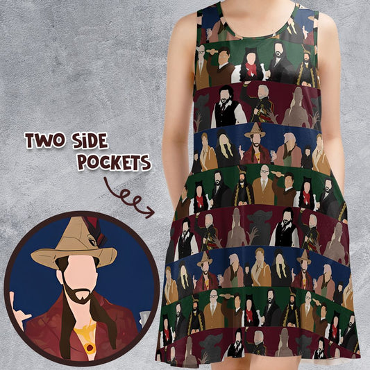 Sleeveless Dress - WRN1T5FM -  - 1