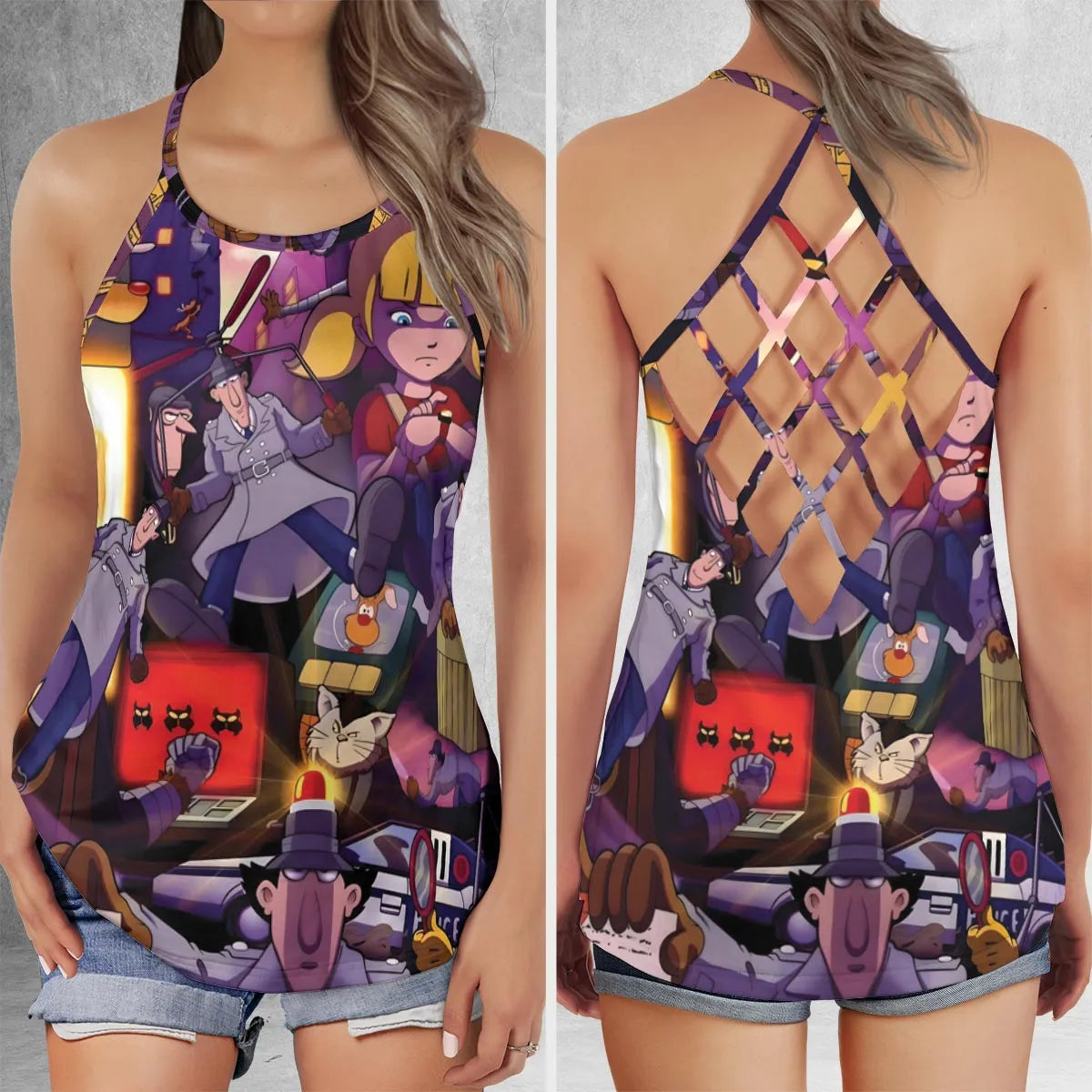 Criss Cross Tank Top - 31W6YZ1Q
