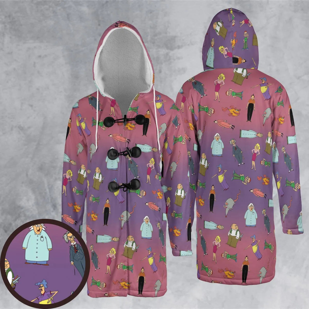 Hooded Cloak Coat - NGQECLXE