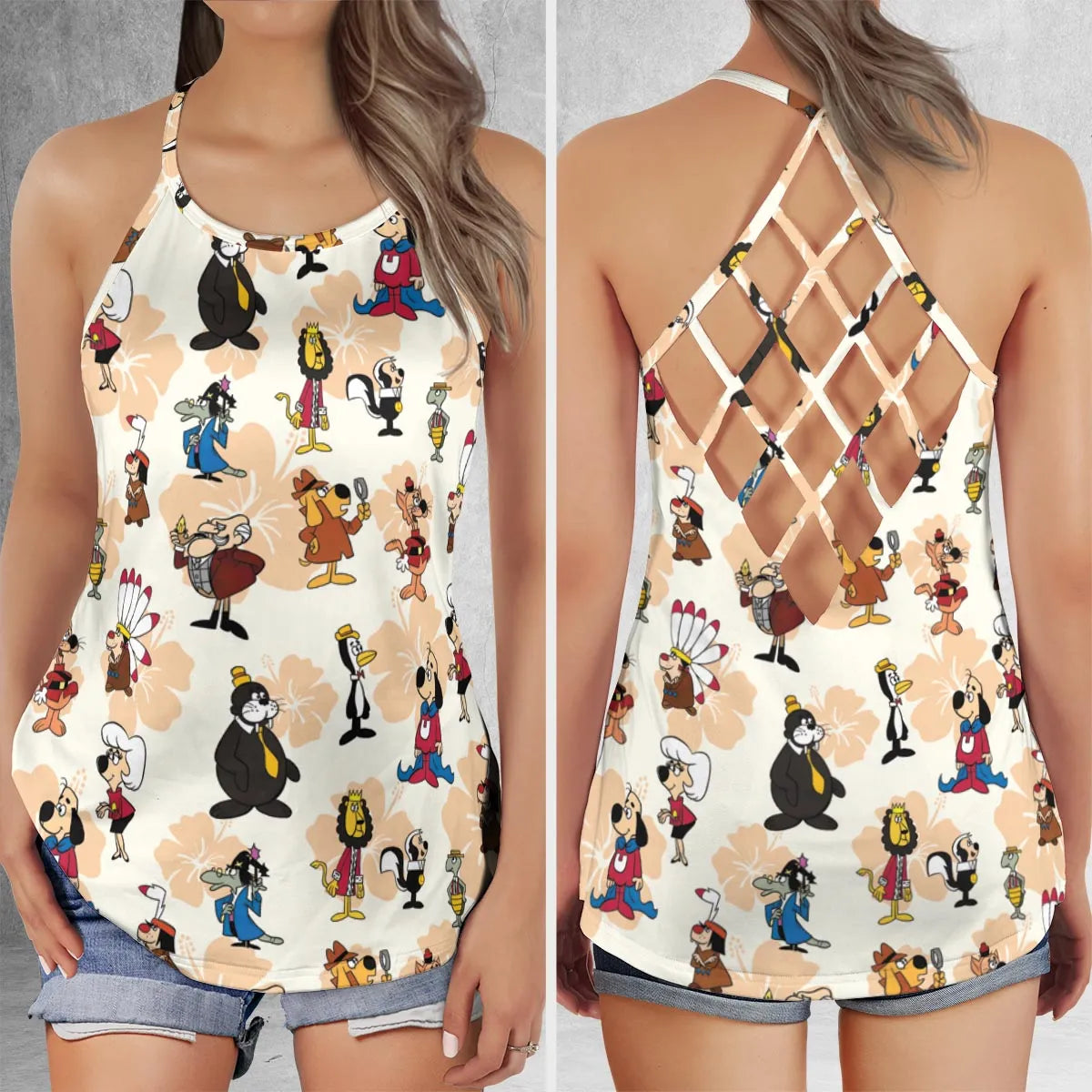 Criss Cross Tank Top - ZRJ4Z2T8