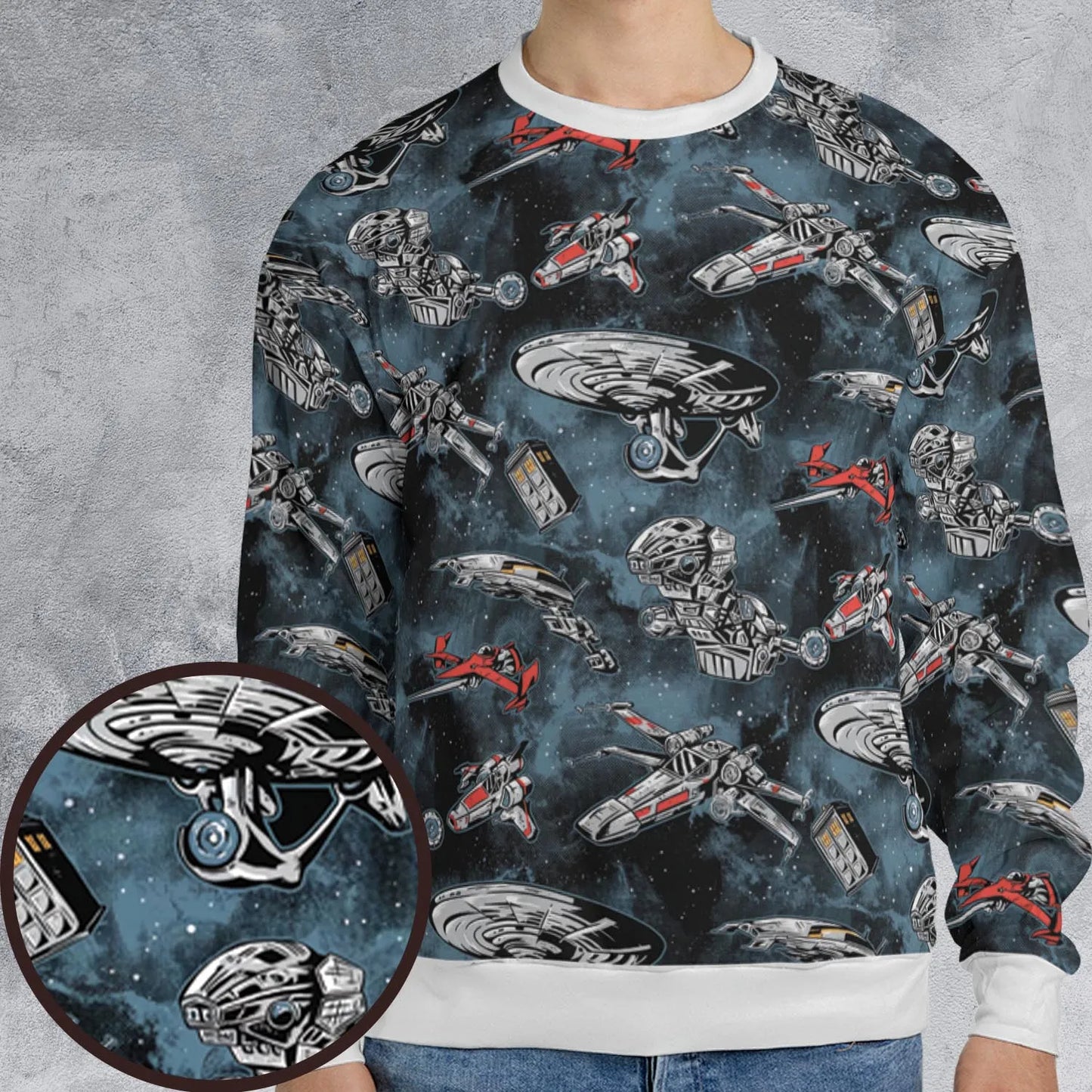 All-over Print Sweatshirt - S9JH76QW