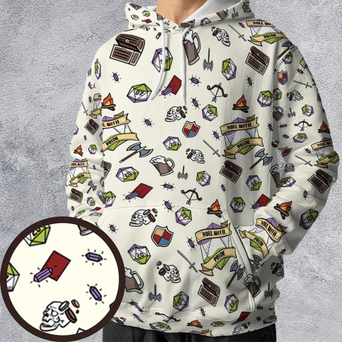All-over Print Hoodie - S6WTNVWZ