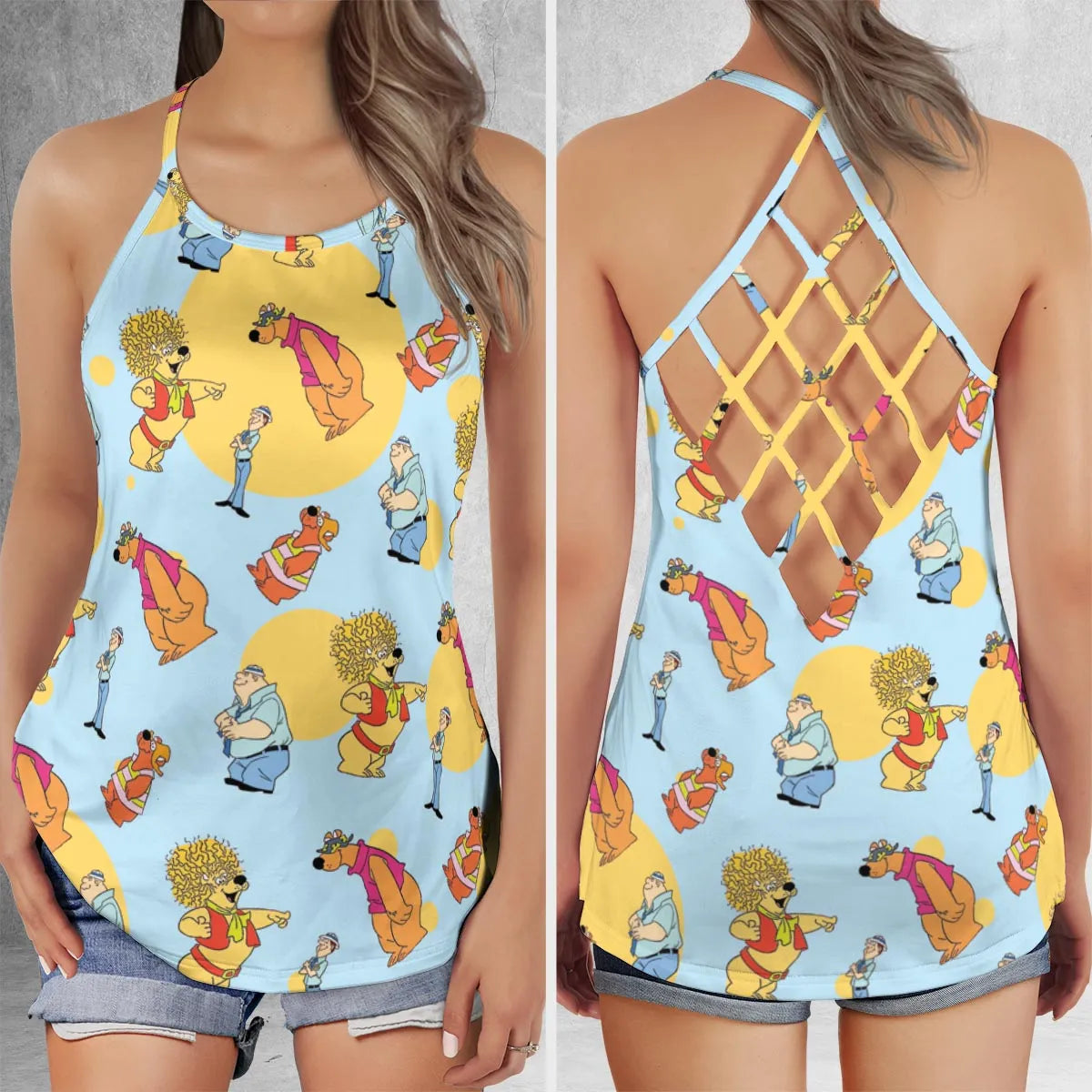 Criss Cross Tank Top - X666GNRC