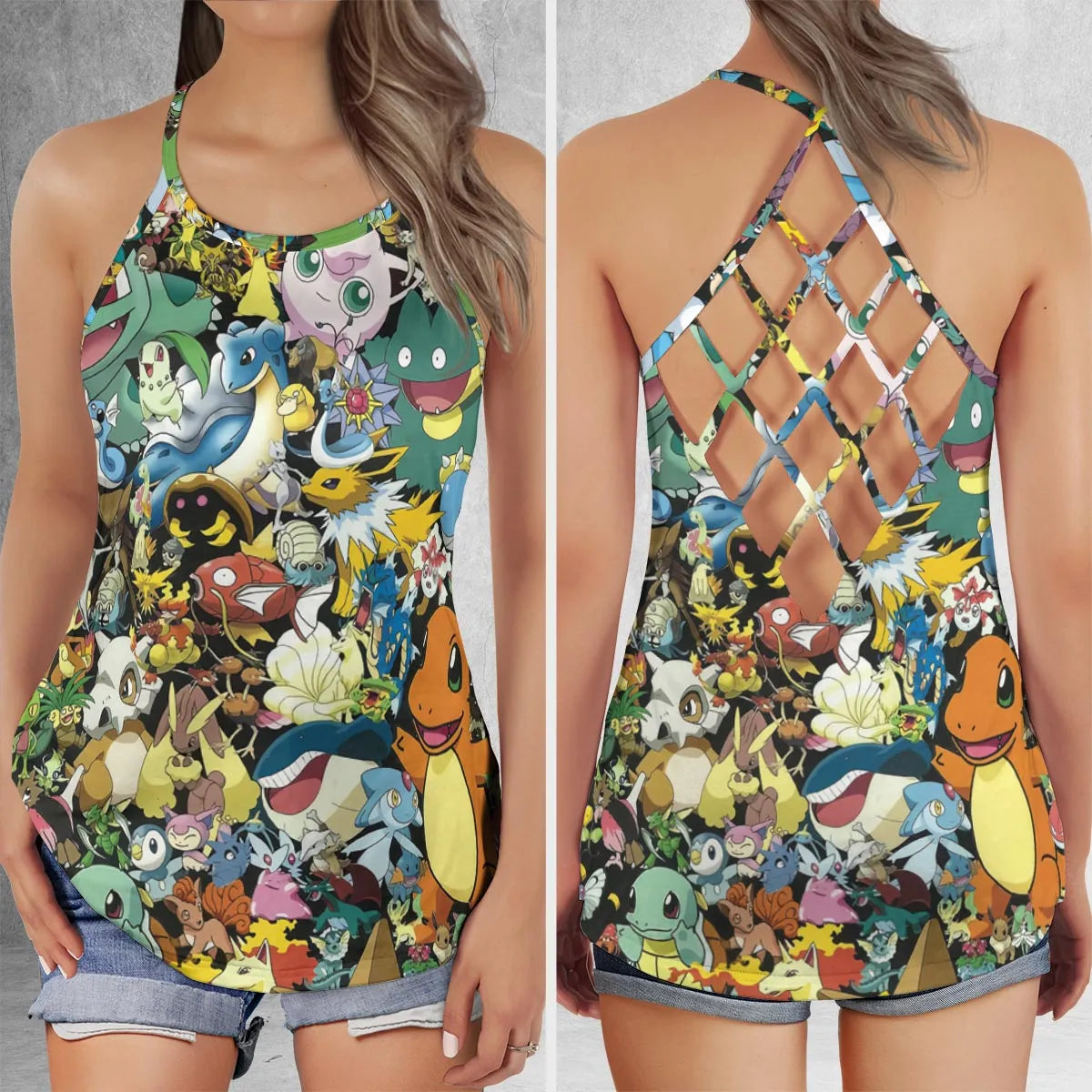 Criss Cross Tank Top - X7MFED7B