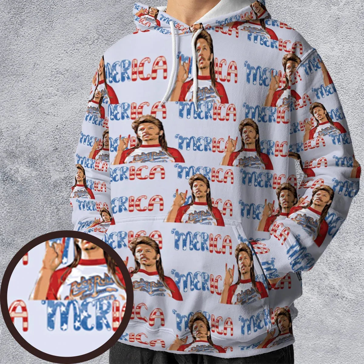 All-over Print Hoodie - Y7TVEQTF