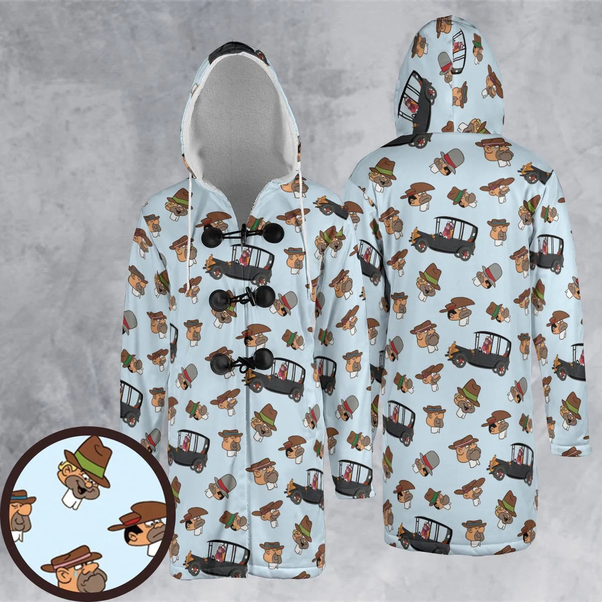 Hooded Cloak Coat - AJAL8BEQ