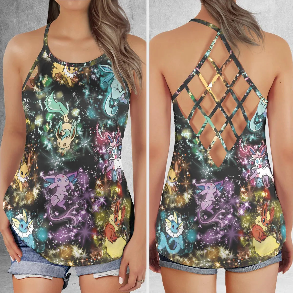Criss Cross Tank Top - GHG73362