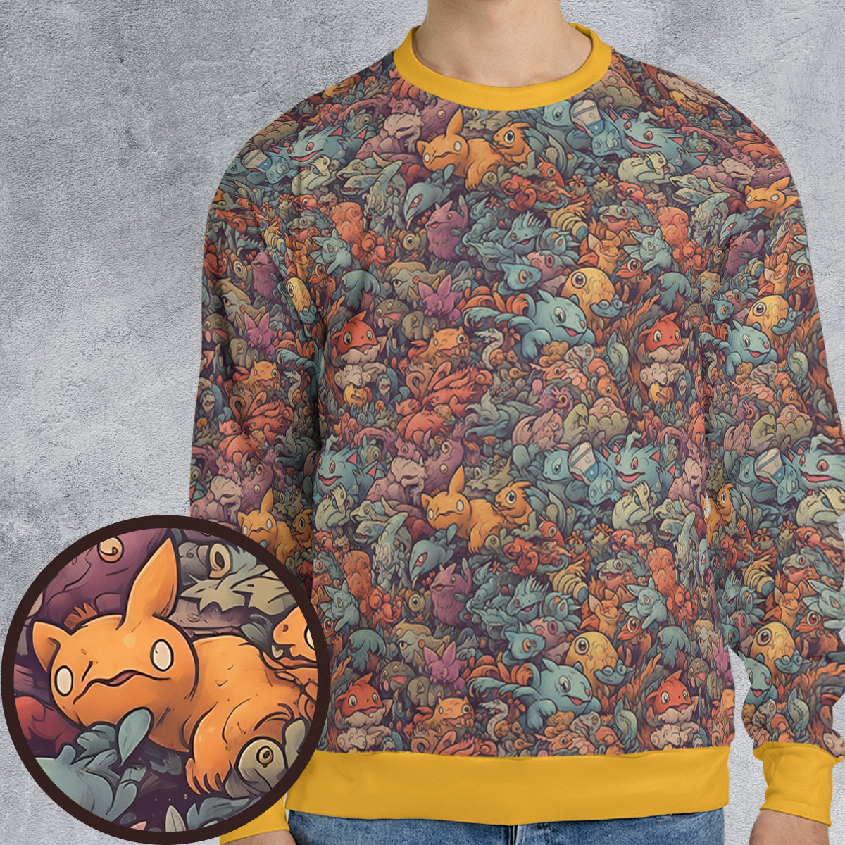 All-over Print Sweatshirt - 6QD6F7NQ
