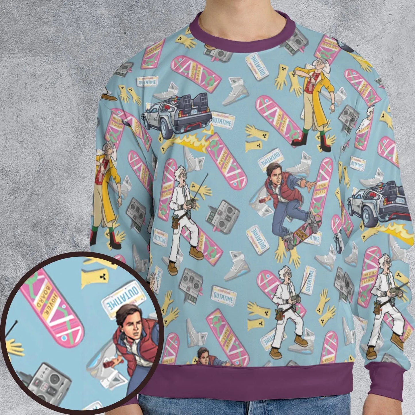 All-over Print Sweatshirt - NACKCGVE