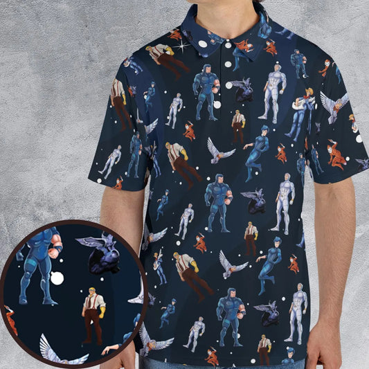 AOP Men/Women Polo Shirt - WBJFMYTB