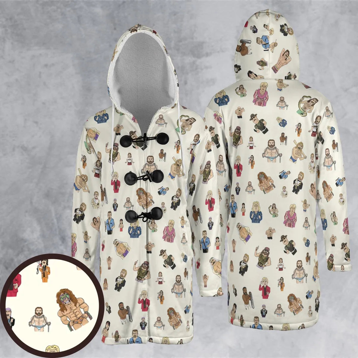 Hooded Cloak Coat - 1EBM4ZQ5