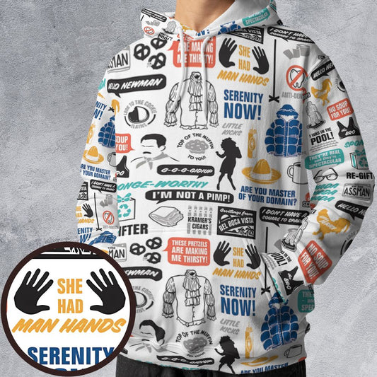All-over Print Hoodie - RB88TEZP -  - 1