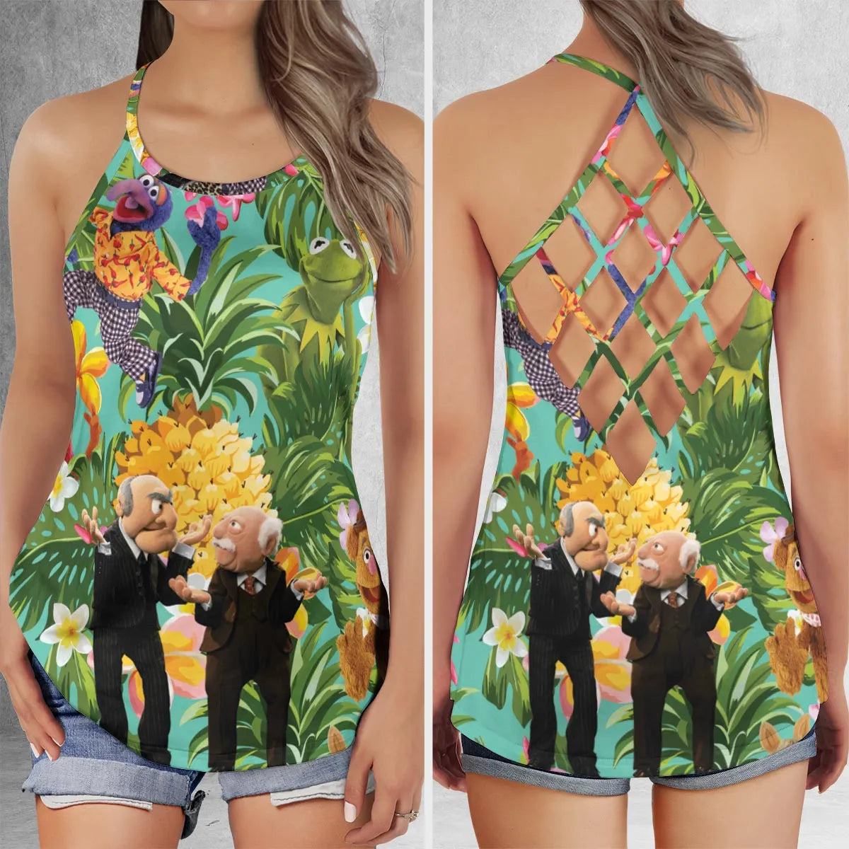 Criss Cross Tank Top - 52DA5G5Z