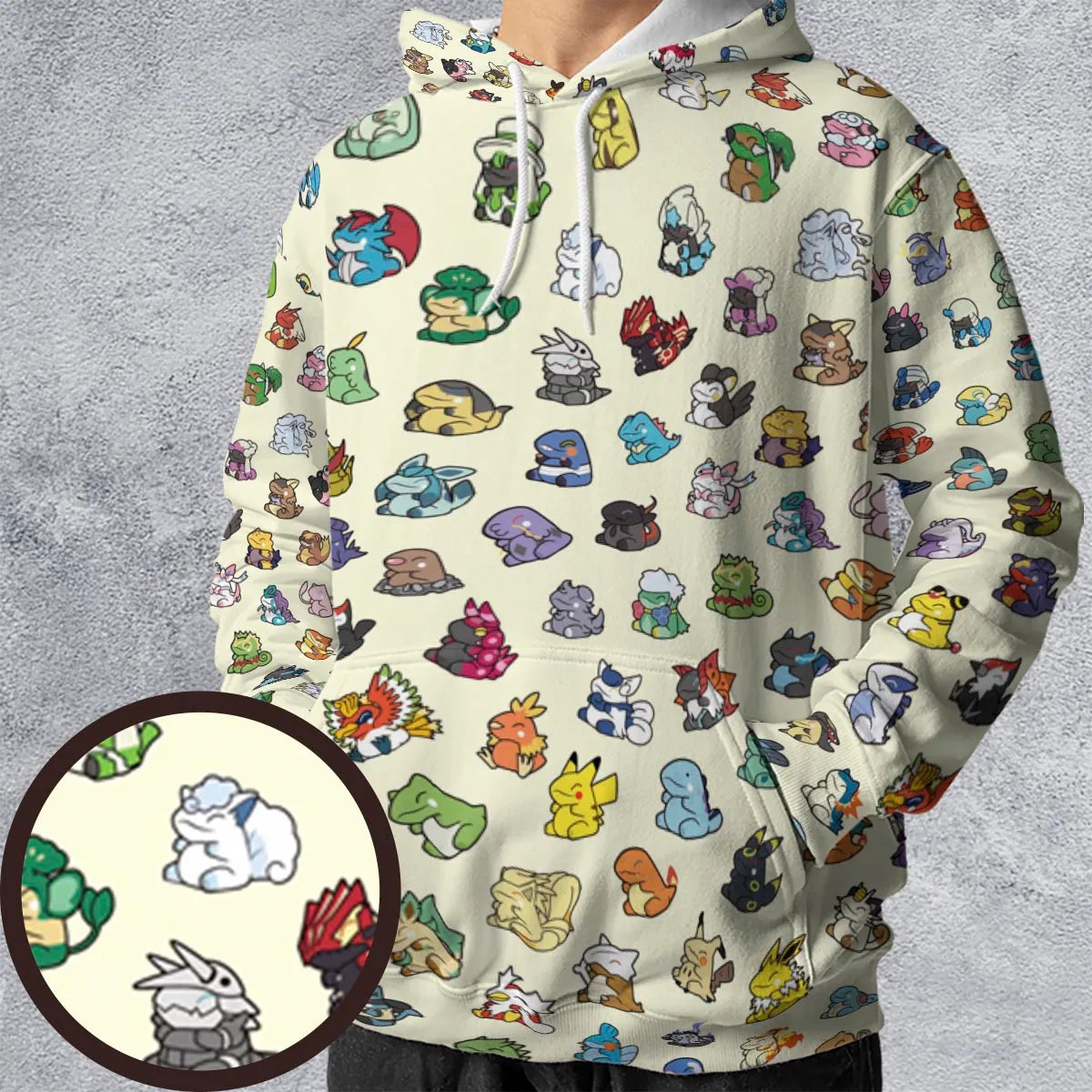 All-over Print Hoodie - LVVT2DU9