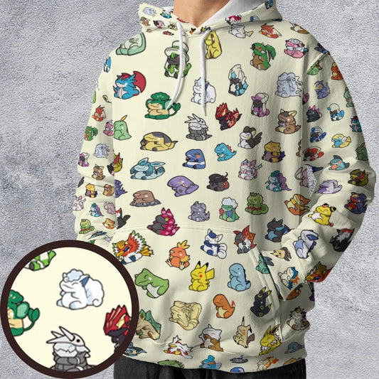 All-over Print Hoodie - LVVT2DU9
