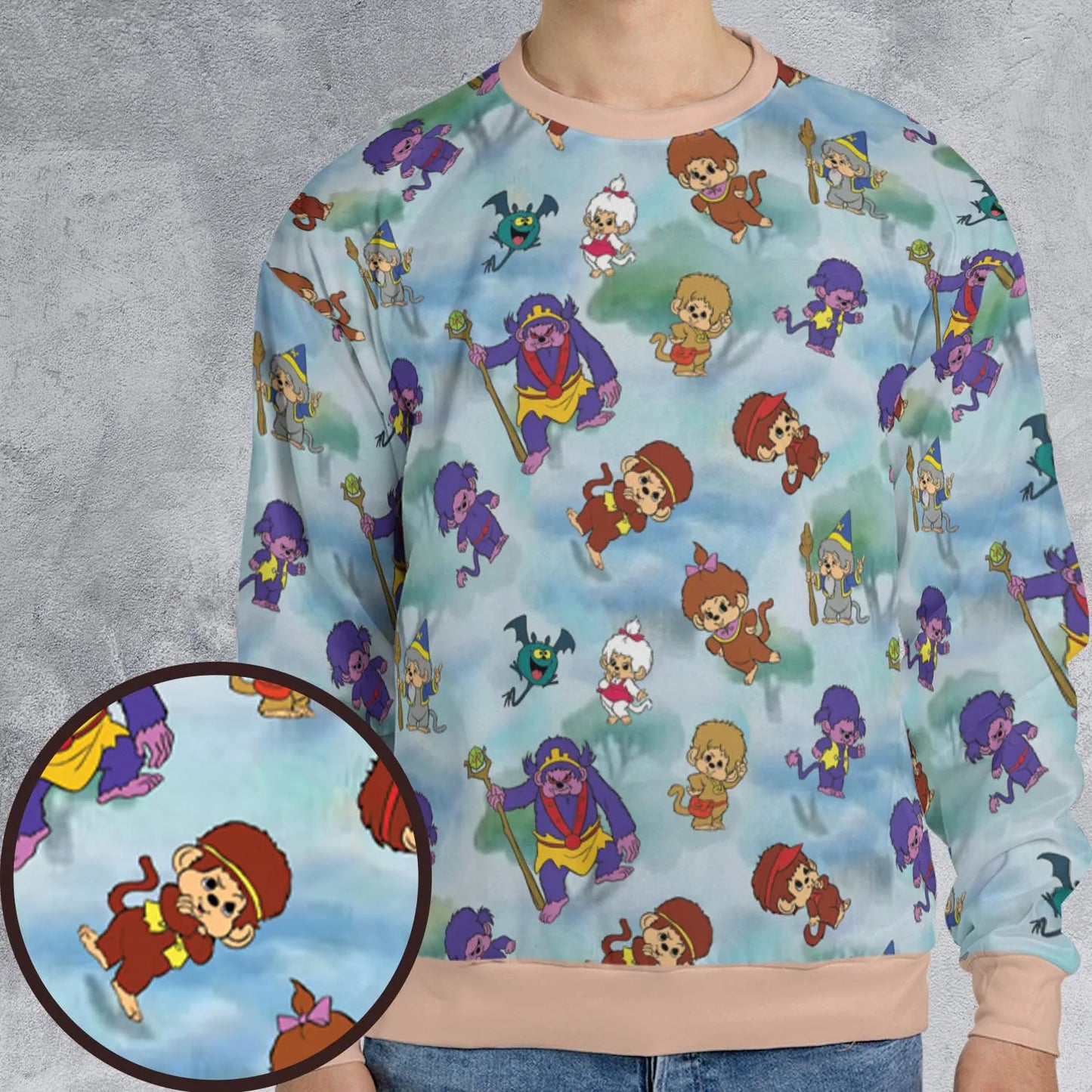 All-over Print Sweatshirt - L7BKY4LM