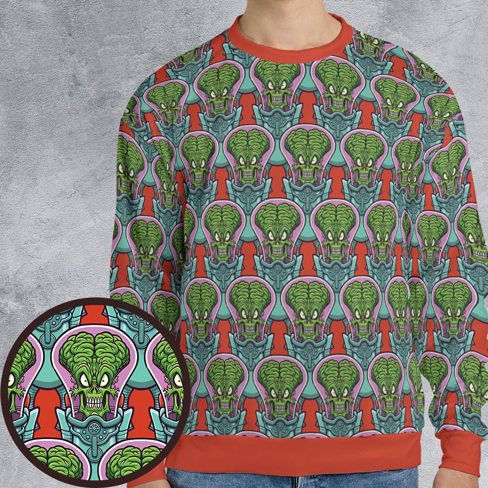 Retro Big-Brain Alien -  - 1