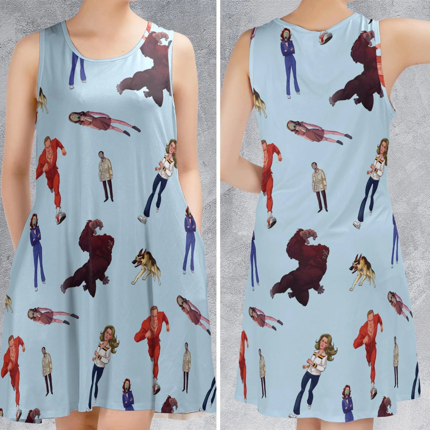 Sleeveless Dress - SJKX4FSH