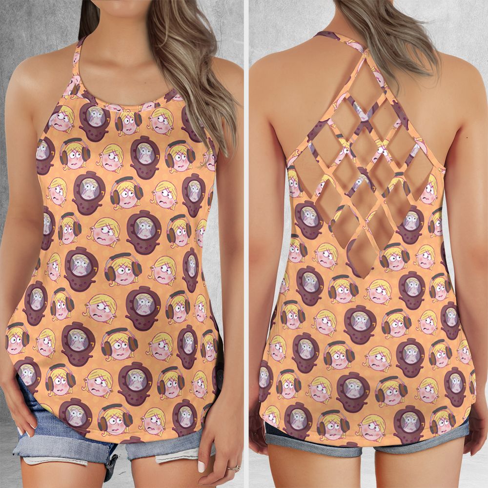 Criss Cross Tank Top - 5B2T7T3A -  - 1
