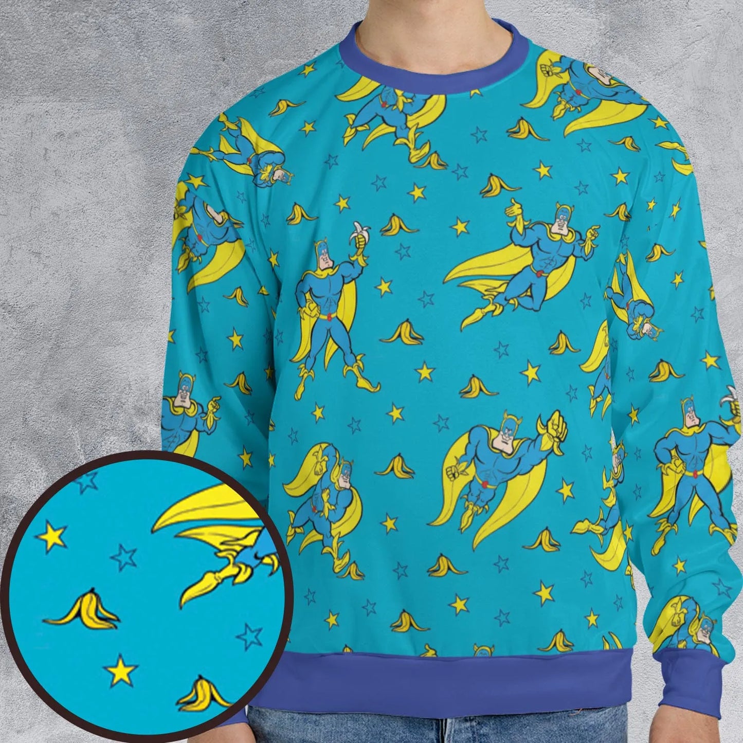 All-over Print Sweatshirt - VKZKY9MN