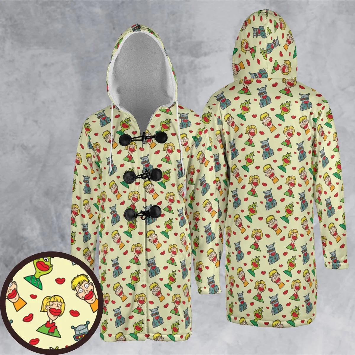Hooded Cloak Coat - YFRTULJ3