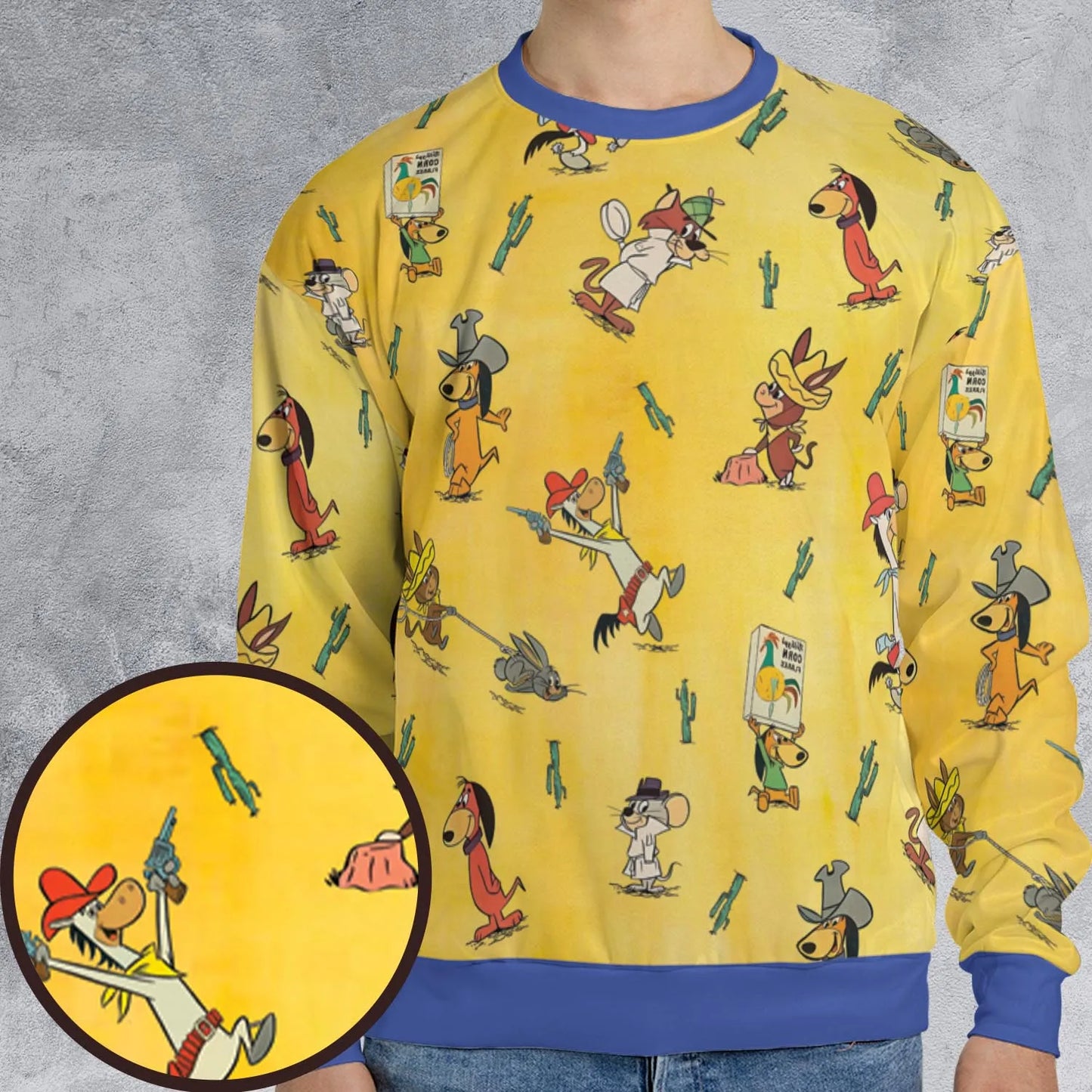 All-over Print Sweatshirt - 3LV1RUFU