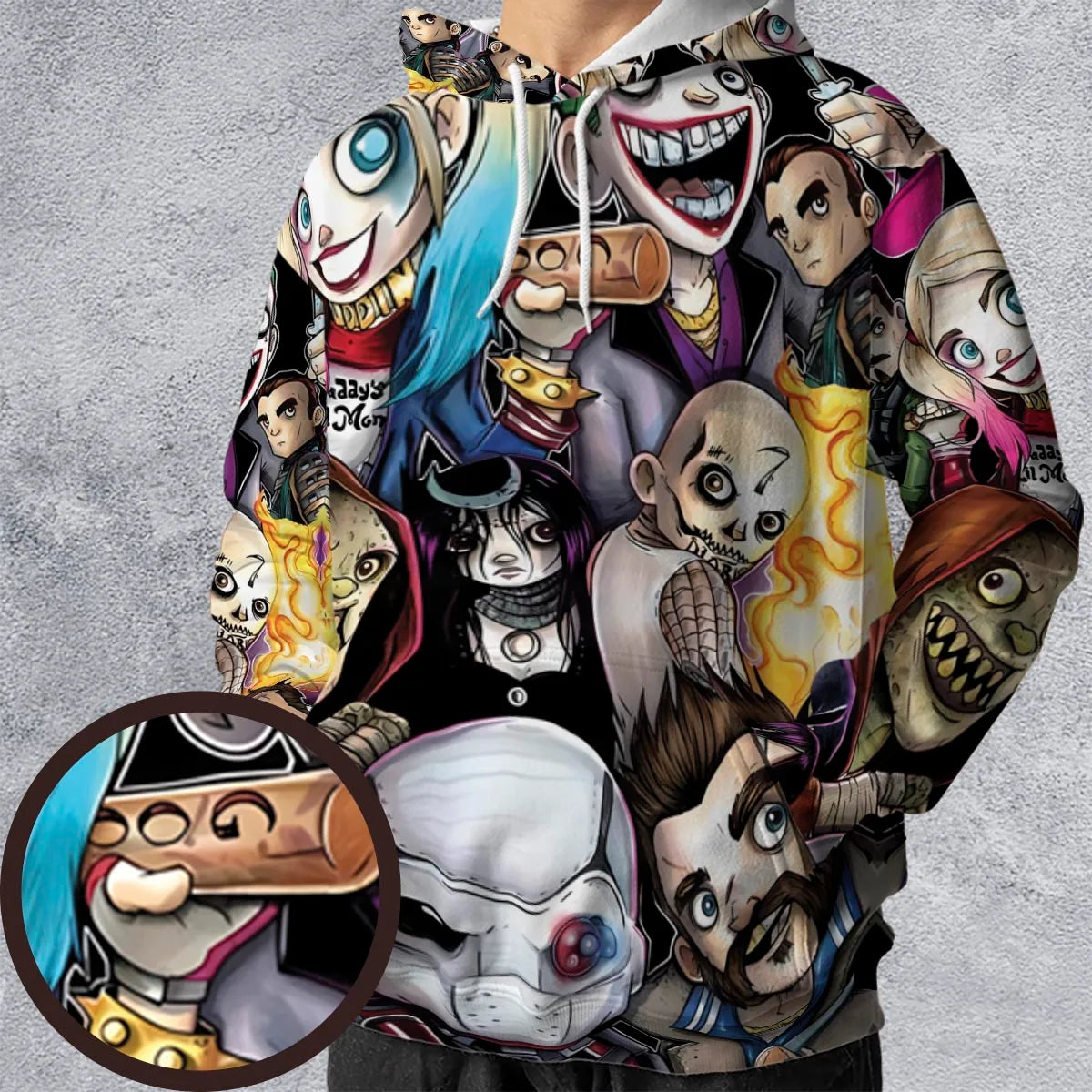All-over Print Hoodie - ZJ8XZM69