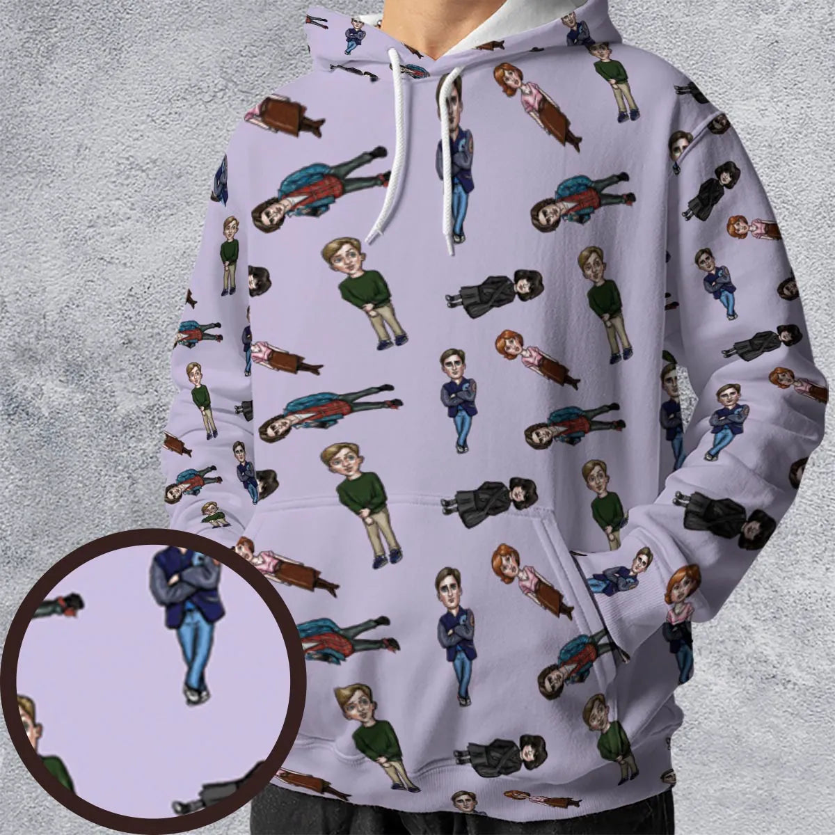 All-over Print Hoodie - 7RGCFSEQ