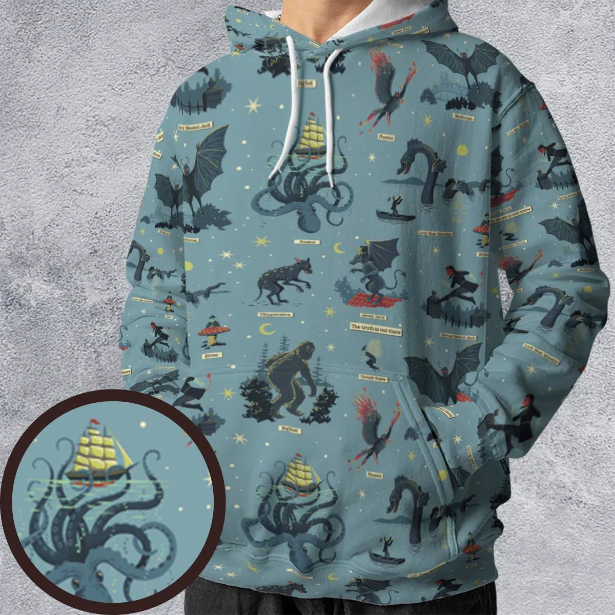All-over Print Hoodie - YUFCH2MP