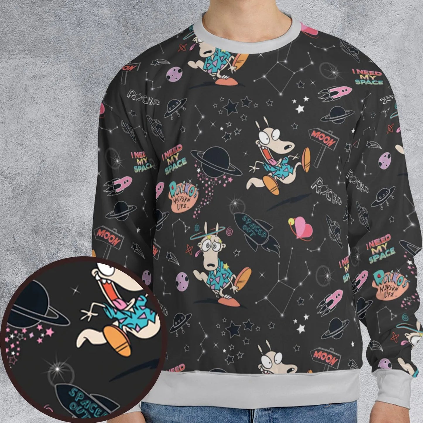 All-over Print Sweatshirt - 1PF7SA9Y