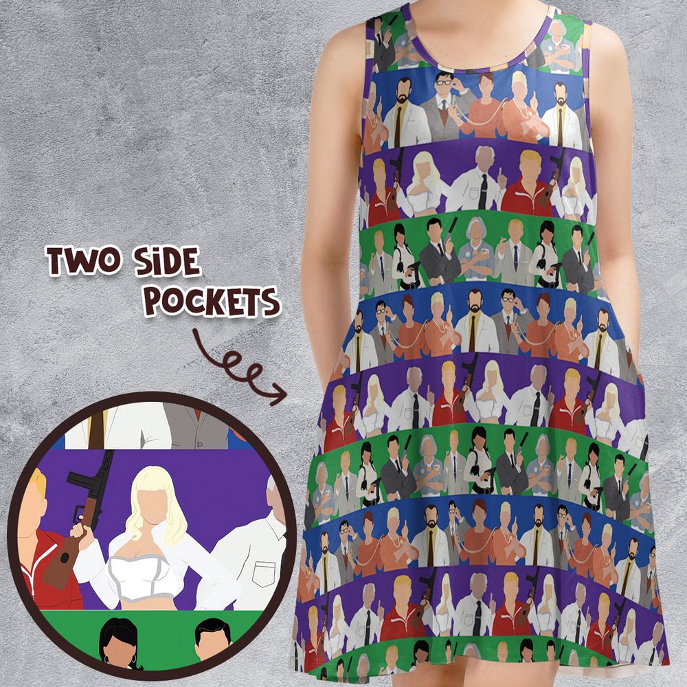 Sleeveless Dress - DDQ5SSSC -  - 1