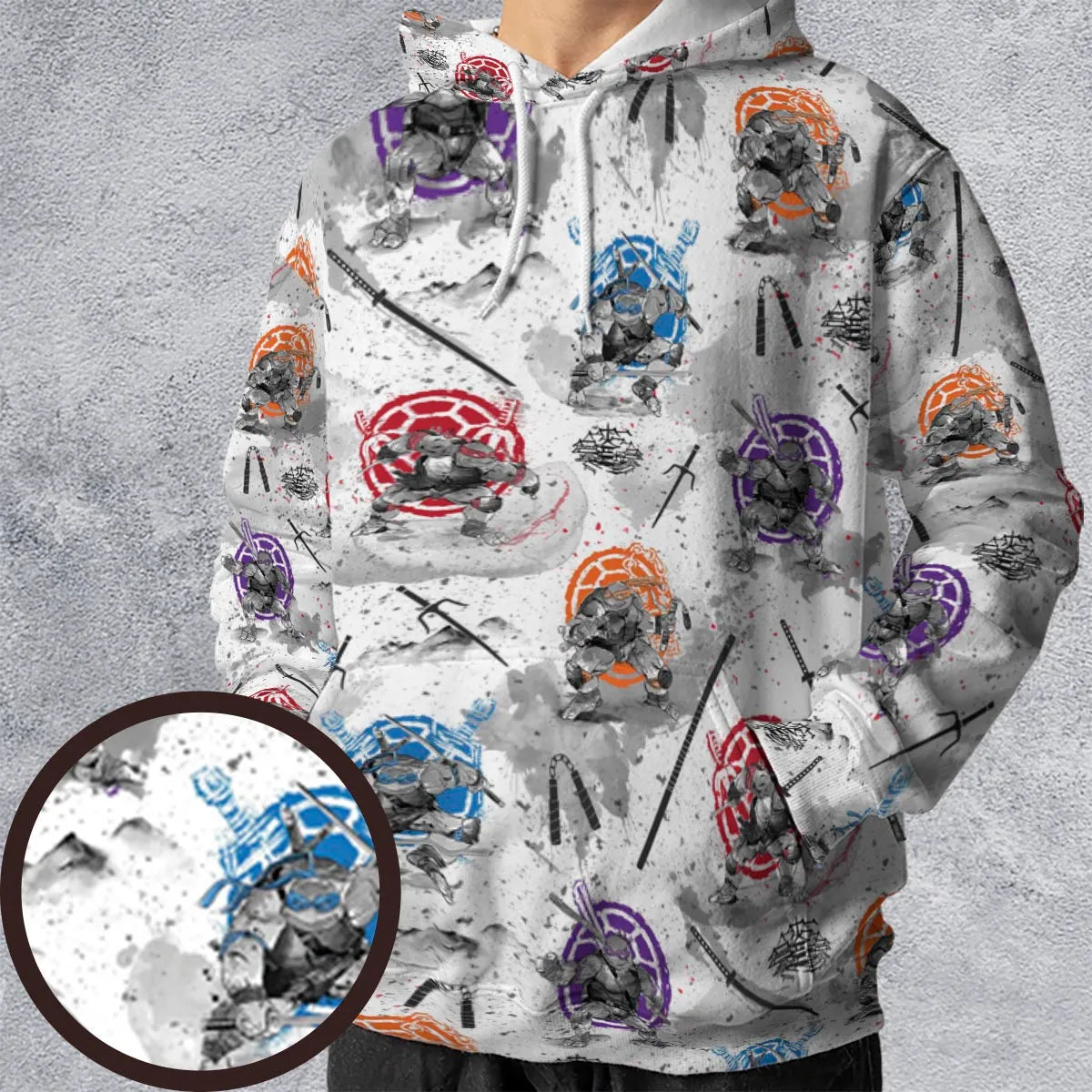 All-over Print Hoodie - 9AXF7EML