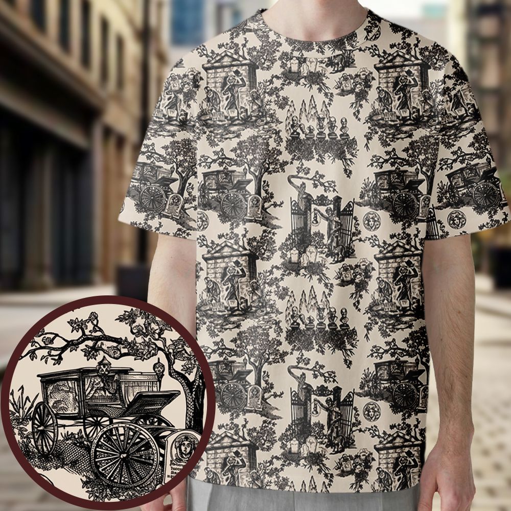All-Over Print Unisex T-Shirt - P47E3VKT -  - 1