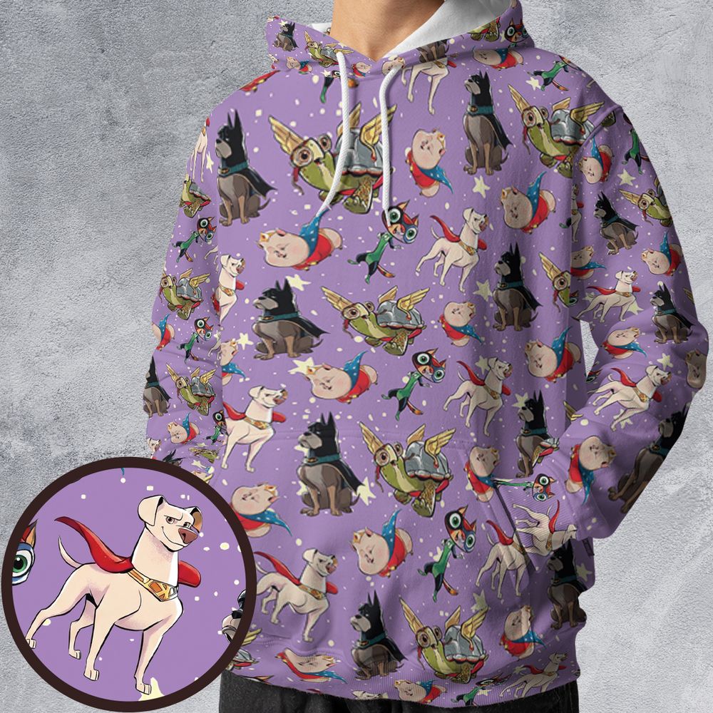 All-over Print Hoodie - W9P45VU7 -  - 1