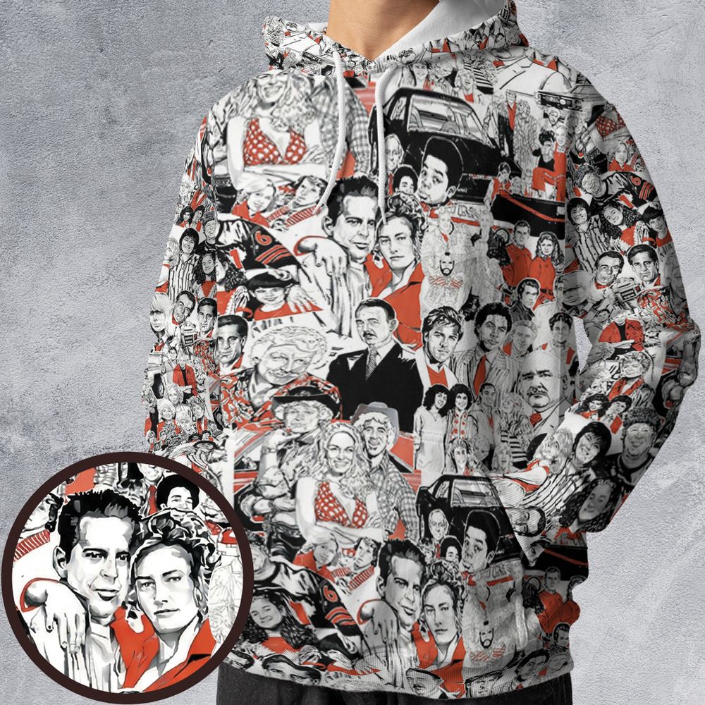 All-over Print Hoodie - 64RHRLQ4 -  - 1