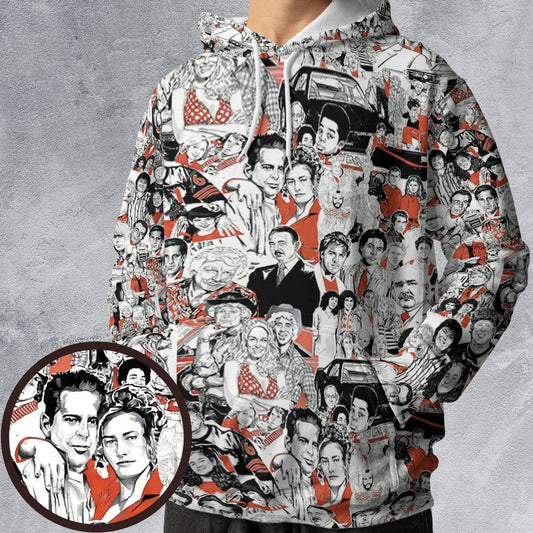 All-over Print Hoodie - 64RHRLQ4 -  - 1