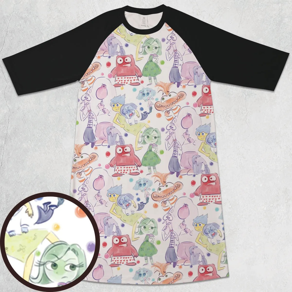 3/4 Sleeve Raglan Dress - B52AHTYV