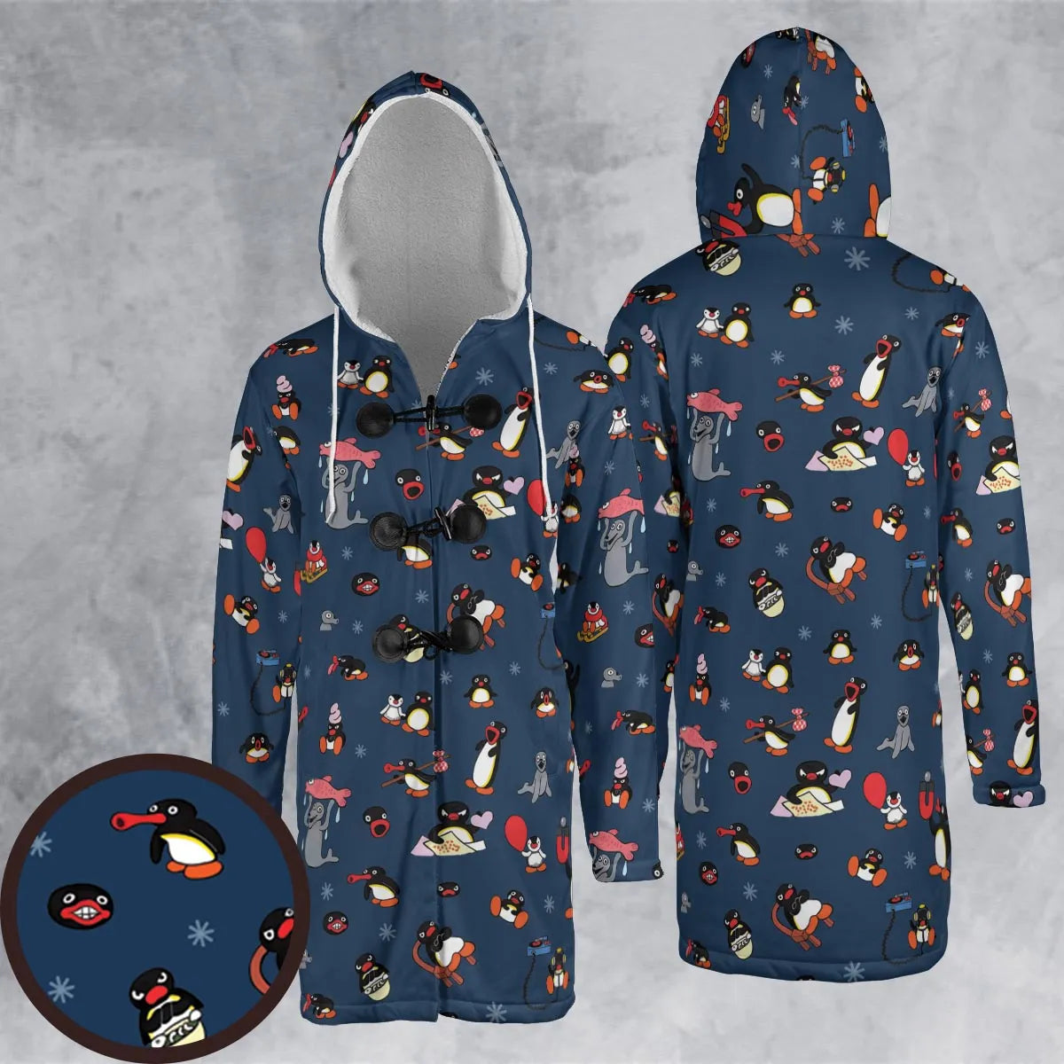 Hooded Cloak Coat - KQCZQMN9