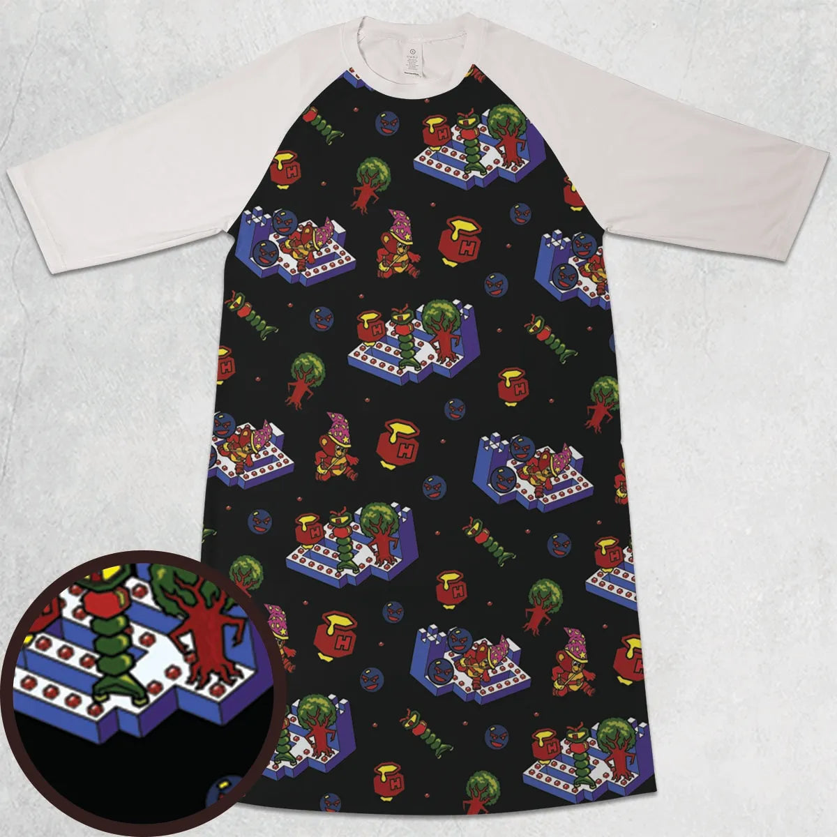 3/4 Sleeve Raglan Dress - RXQLEYK1