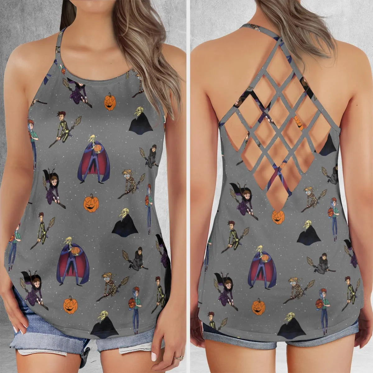 Criss Cross Tank Top - 28MSLS29