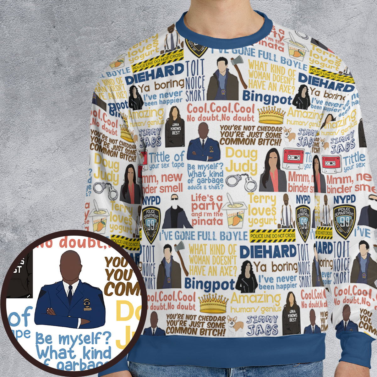 All-over Print Sweatshirt - 2N75RD6F